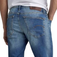 G-STAR Mens Jeans - 3301 Slim, Superstretch Denim, Vintage Look, Slim Fit, Length 34 Vintage Blue 29W/34L