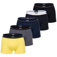 BOSS Mens Trunks, 5 Pack - 5P Essential, Boxer Shorts, Cotton Stretch, Logo