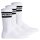 Superdry Unisex Sports Socks, 3 Pack - COOLMAX SPORT CREW SOCK 3PK, Logo, Stripe White 36-38 (3-5 UK)
