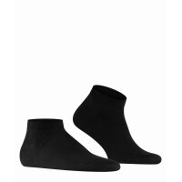 FALKE Mens Sneaker - Cool 24/7, socks, climate active sole, solid colours Black 5-6 UK