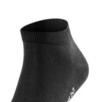 FALKE Mens Sneaker - Cool 24/7, socks, climate active sole, solid colours Black 5-6 UK