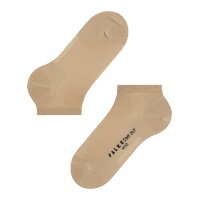 FALKE Mens Sneaker - Cool 24/7, socks, climate active sole, solid colours Beige 7-8 UK