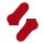 FALKE Herren Sneaker Multipack - Cool 24/7, Socken, Klimaaktivsohle, Unifarben Rot 39-40 5er Pack (5x1P)
