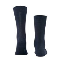 FALKE Herren Socken Multipack - Sensitive London, Strümpfe, Uni, Baumwollmischung Dunkelblau 43-46 2er Pack (2x1P)