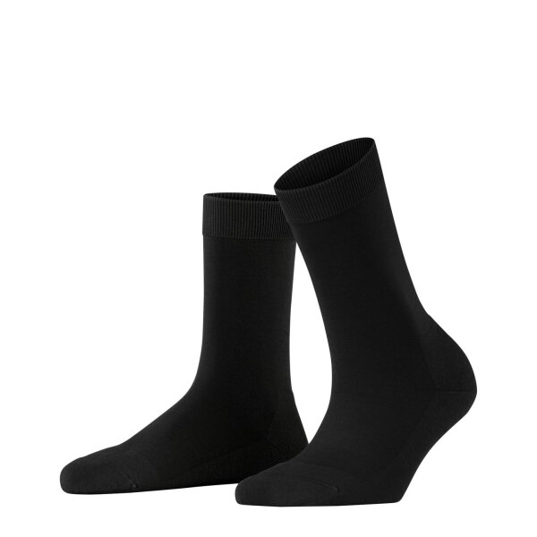 FALKE Womens Socks - ClimaWool, short socks, single color