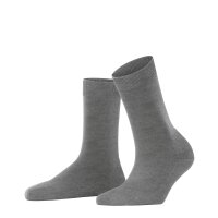FALKE Womens Socks - ClimaWool, short socks, single color