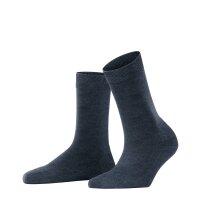 FALKE Womens Socks - ClimaWool, short socks, single color
