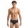 adidas Herren Slip, 3er Pack - Briefs, Active Flex Cotton, Logo, einfarbig Weiß/Grau/Schwarz S