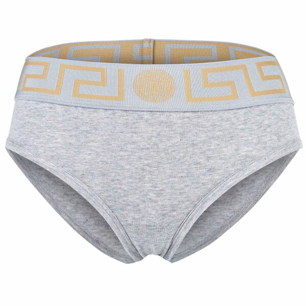 VERSACE Damen Brazilian Slip - TOPEKA, Unterwäsche, Organic Cotton, Bi-Stretch Grau S