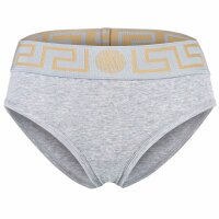 VERSACE Damen Brazilian Slip - TOPEKA, Unterwäsche, Organic Cotton, Bi-Stretch Grau S