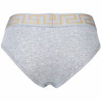 VERSACE Ladies Brazilian Brief - TOPEKA, Underwear, Organic Cotton, Bi-Stretch Grey S (Small)