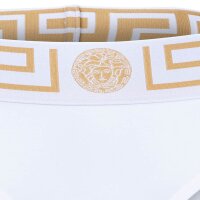 VERSACE Damen Brazilian Slip - TOPEKA, Unterwäsche, Organic Cotton, Bi-Stretch Weiß 2XL
