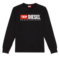 DIESEL Herren Longsleeve - T-JUST-LS-DIV, Langarm, Rundhals, Logo, Baumwolle