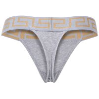 VERSACE Damen String -  TOPEKA, Unterwäsche, Tanga, Organic Cotton, Bi-Stretch Grau XL