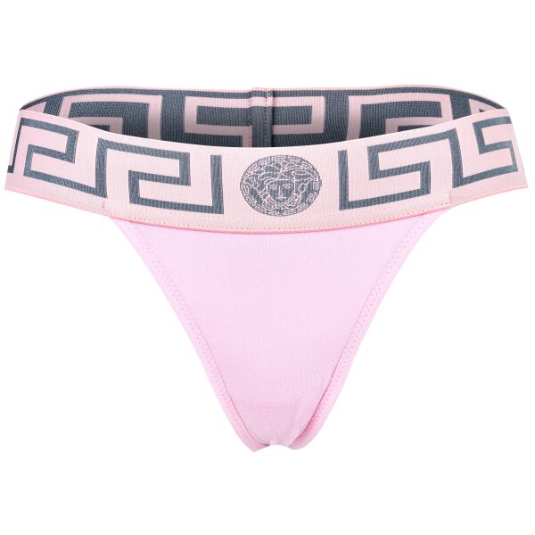 VERSACE Ladies Thong - TOPEKA, Underwear, Thong, Organic Cotton Rosa (Pale Pink) L (Large)