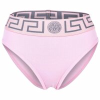 VERSACE Damen Slip - TOPEKA, High Leg, Unterwäsche, Organic Cotton, Bi-Stretch Rosa L