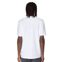 DIESEL Men T-Shirt - T-JUST-MICRODIV, Short Sleeve, Round Neck, Cotton, Plain Color White 2XL (XX-Large)