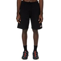 DIESEL Herren Sweatshorts - P-CROWN-DIV, Loungewear, kurze Hose, Jersey, Baumwolle Schwarz S