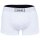 VERSACE Mens Boxer Shorts - CANETE, Trunks, Stretch Cotton, Logo, Solid Colour White S (Small)