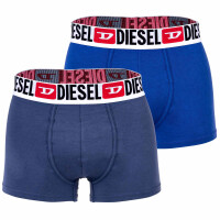 DIESEL Mens Boxer Shorts, 2-pack - UMBX-DAMIENTWOPACK, Trunks, Logo Waistband, Cotton Stretch