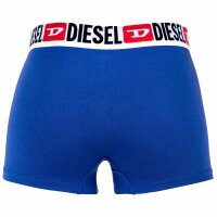 DIESEL Mens Boxer Shorts, 2-pack - UMBX-DAMIENTWOPACK, Trunks, Logo Waistband, Cotton Stretch Blue M (Medium)