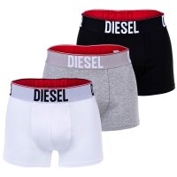 DIESEL Mens Boxer Shorts, 3-pack - UMBX-DAMIENTHREEPACK, Trunks, Logo Waistband, Cotton Stretch