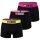 DIESEL Mens Boxer Shorts, 3-pack - UMBX-DAMIENTHREEPACK, Trunks, Logo Waistband, Cotton Stretch