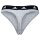 adidas Damen Strings, 3er Pack - Thong 3PK, Unterwäsche, Cotton Stretch, Logo, uni Schwarz/Weiß/Grau L