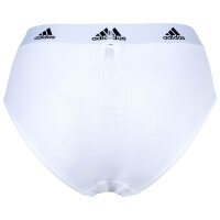 adidas ladies, briefs, 3-pack - Bikini 3PK, underwear, cotton stretch, logo, uni Black/White/Grey 2XL (XX-Large)
