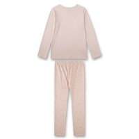 Sanetta Mädchen Schlafanzug, 2-tlg. Set - Teens Pyjama, lang, Baumwolle, Motiv Rosa 152