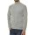 RAGMAN Herren Stehkragen-Pullover - Langarm Basic Stehkragen Regular, Single Jersey, einfarbig Grau Melange 2XL