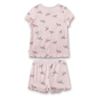 Sanetta Mädchen Schlafanzug, 2-tlg. Set - Shorty, kurz, Kinder, Baumwolle, Allover Rosa 116