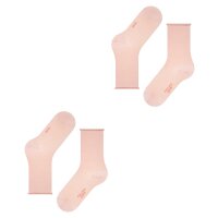 FALKE Damen Socken, Multipack - Happy, Kurzsocken, Rollbündchen Rosa 35-38 4er Pack (2x2P)