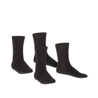 FALKE Kinder Socken, Multipack - Happy, Kurzsocken Schwarz 23-26 4er Pack (2x2P)