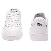 LACOSTE Damen Sneaker - Lineset, Turnschuhe, Logo, Echtleder Weiß EUR 36