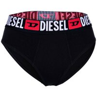 DIESEL Damen Slips, 3er Pack - UFPN-BLANCA-THREEPACK, Panties, Cotton Stretch, Logobund Schwarz/Weiß/Grau XS