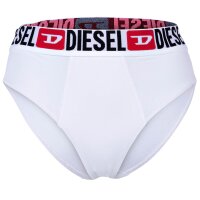 DIESEL Damen Slips, 3er Pack - UFPN-BLANCA-THREEPACK, Panties, Cotton Stretch, Logobund Schwarz/Weiß/Grau XS