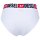DIESEL Damen Slips, 3er Pack - UFPN-BLANCA-THREEPACK, Panties, Cotton Stretch, Logobund Schwarz/Weiß/Grau XS