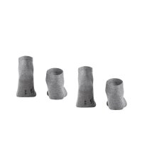 FALKE Herren Socken, Multipack - Happy, Sneakersocken, Baumwolle Grau 39-42 8er Pack (4x2P)