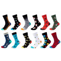 FUN SOCKS unisex socks, pack of 12 - Advent calendar,...