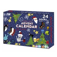 FUN SOCKS unisex socks, pack of 12 - Advent calendar,...