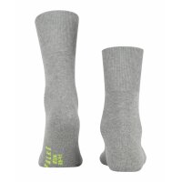 FALKE Unisex Sports Socks - Run, casual Socks, unicoloured Light Grey 37-38 (UK 4-5)