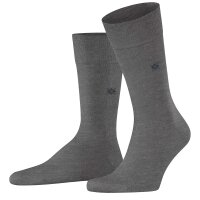Burlington Mens Socks - DUBLIN, Short Sock, Logo, One Size, plain