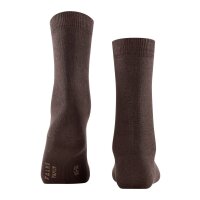 FALKE Damen Socken - Vorteilspack, Family SO, Kurzsocken, einfarbig  Dunkelbraun 39-42 4 Paar (4x1P)