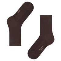 FALKE Damen Socken - Vorteilspack, Family SO, Kurzsocken, einfarbig  Dunkelbraun 39-42 4 Paar (4x1P)
