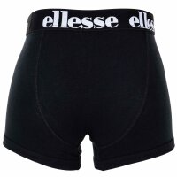 ellesse Herren Boxer Shorts, 7er Pack - Yema 7 Pack Boxer Shorts, Logo, Cotton Stretch Schwarz/Blau/Rot/Grau XL