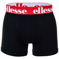 ellesse Herren Boxer Shorts, 7er Pack - Yema 7 Pack Boxer Shorts, Logo, Cotton Stretch Schwarz/Blau/Rot/Grau XL