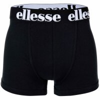 ellesse Mens Boxer Shorts, 7 Pack - Yema 7 Pack Boxer Shorts, Logo, Cotton Stretch Black/Blue/Red/Grey XL (X-Large)