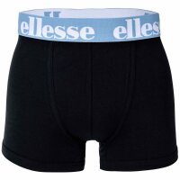 ellesse Mens Boxer Shorts, 7 Pack - Yema 7 Pack Boxer Shorts, Logo, Cotton Stretch Black/Blue/Red/Grey XL (X-Large)