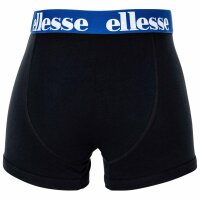 ellesse Mens Boxer Shorts, 7 Pack - Yema 7 Pack Boxer Shorts, Logo, Cotton Stretch Black/Blue/Red/Grey XL (X-Large)